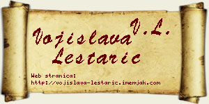 Vojislava Leštarić vizit kartica